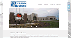 Desktop Screenshot of durandbuilders.com