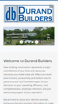 Mobile Screenshot of durandbuilders.com